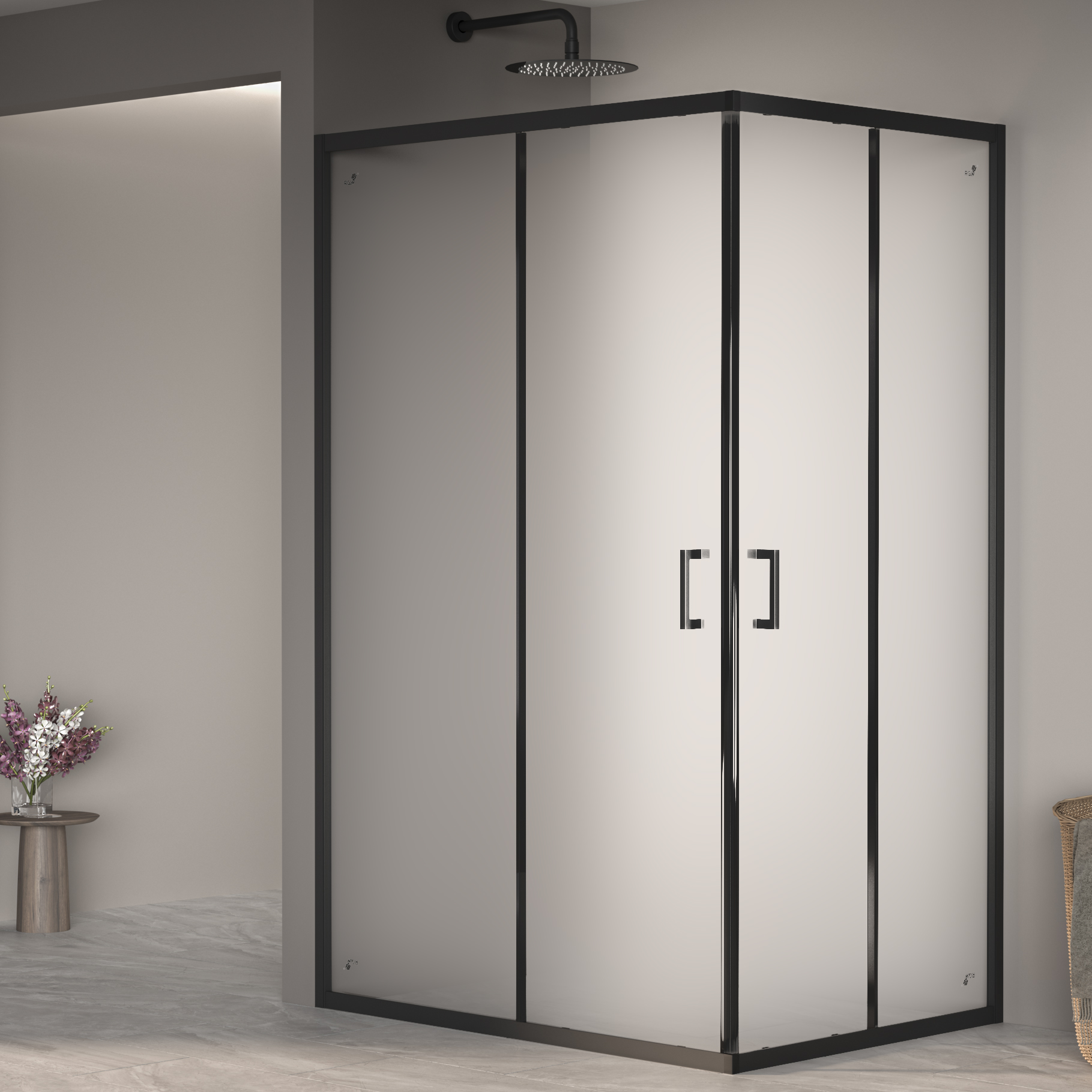 Душевой уголок RGW Passage PA-040B 90x100 см, профиль черный, стекло матовое-сатинат, PA-040B
Душевой уголок RGW Passage PA-040B 90x100 см, профиль черный, стекло матовое-сатинат, PA-040B