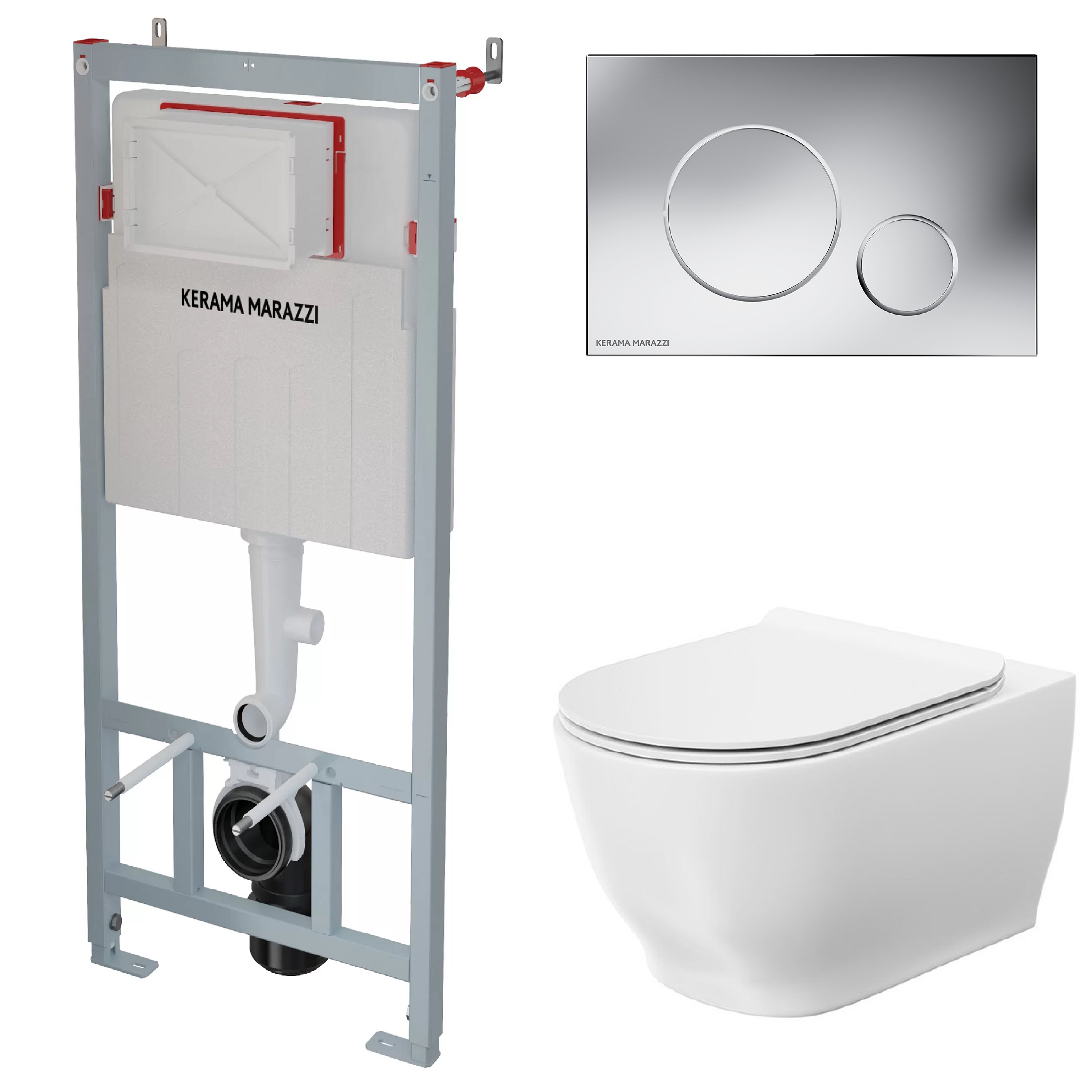 Комплект унитаз Kerama Marazzi Modula MO.wc.02 + инсталляция + кнопка смыва M671KM хром глянцевый, Белый глянцевый, Modula MO.wc.02
Комплект унитаз Kerama Marazzi Modula MO.wc.02 + инсталляция + кнопка смыва M671KM хром глянцевый, Белый глянцевый, Modula MO.wc.02