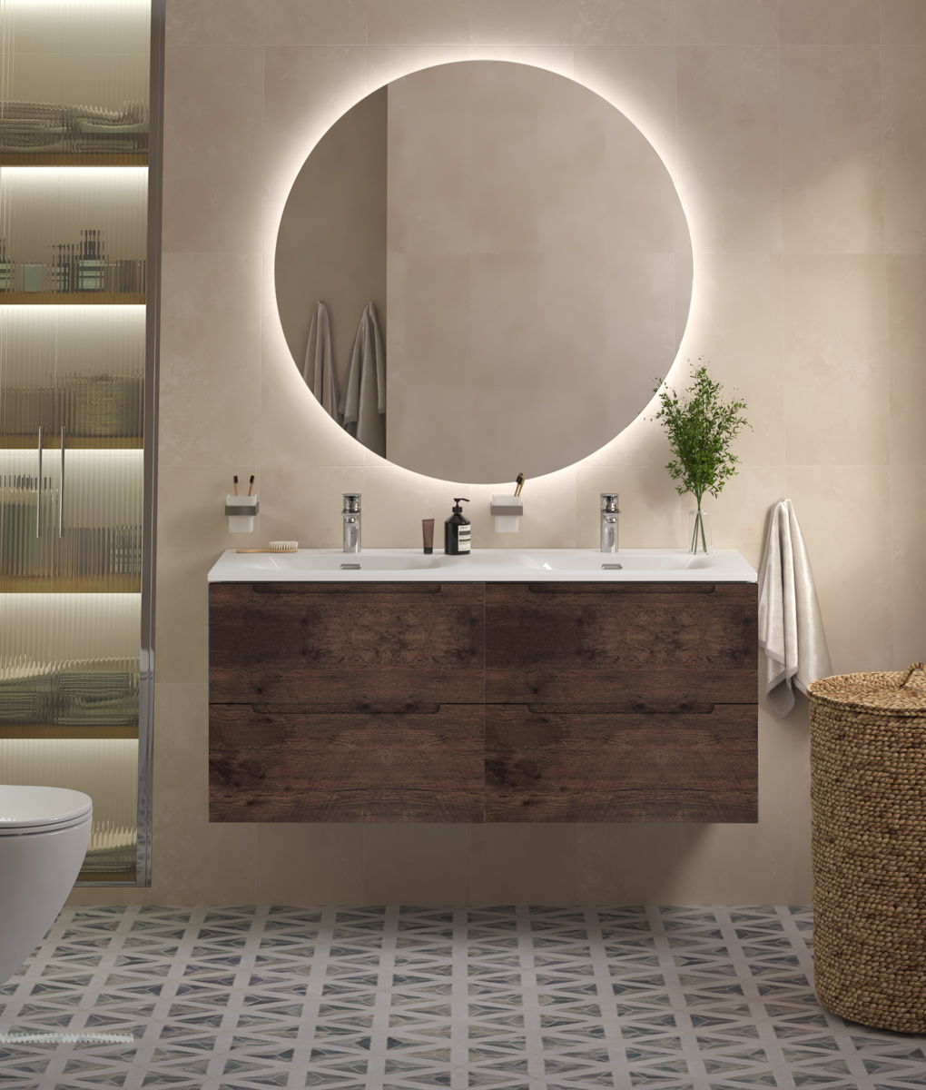 Мебель для ванной Belbagno Etna 120 подвесная, 4 ящика, Rovere Moro (раковина BelBagno BB-8099-120-2), Темное дерево, ETNA-1200-4C-SO-2-RW
Мебель для ванной Belbagno Etna 120 подвесная, 4 ящика, Rovere Moro (раковина BelBagno BB-8099-120-2), Темное дерево, ETNA-1200-4C-SO-2-RW