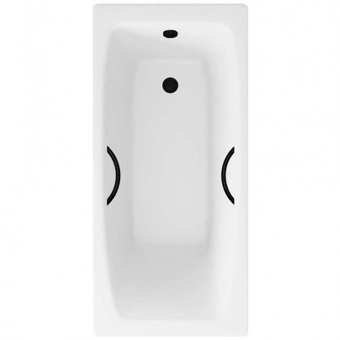 Чугунная ванна Delice Repos Comfort 170х70 с черными матовыми ручками, Белый, Comfort DLR220508RB
Чугунная ванна Delice Repos Comfort 170х70 с черными матовыми ручками, Белый, Comfort DLR220508RB