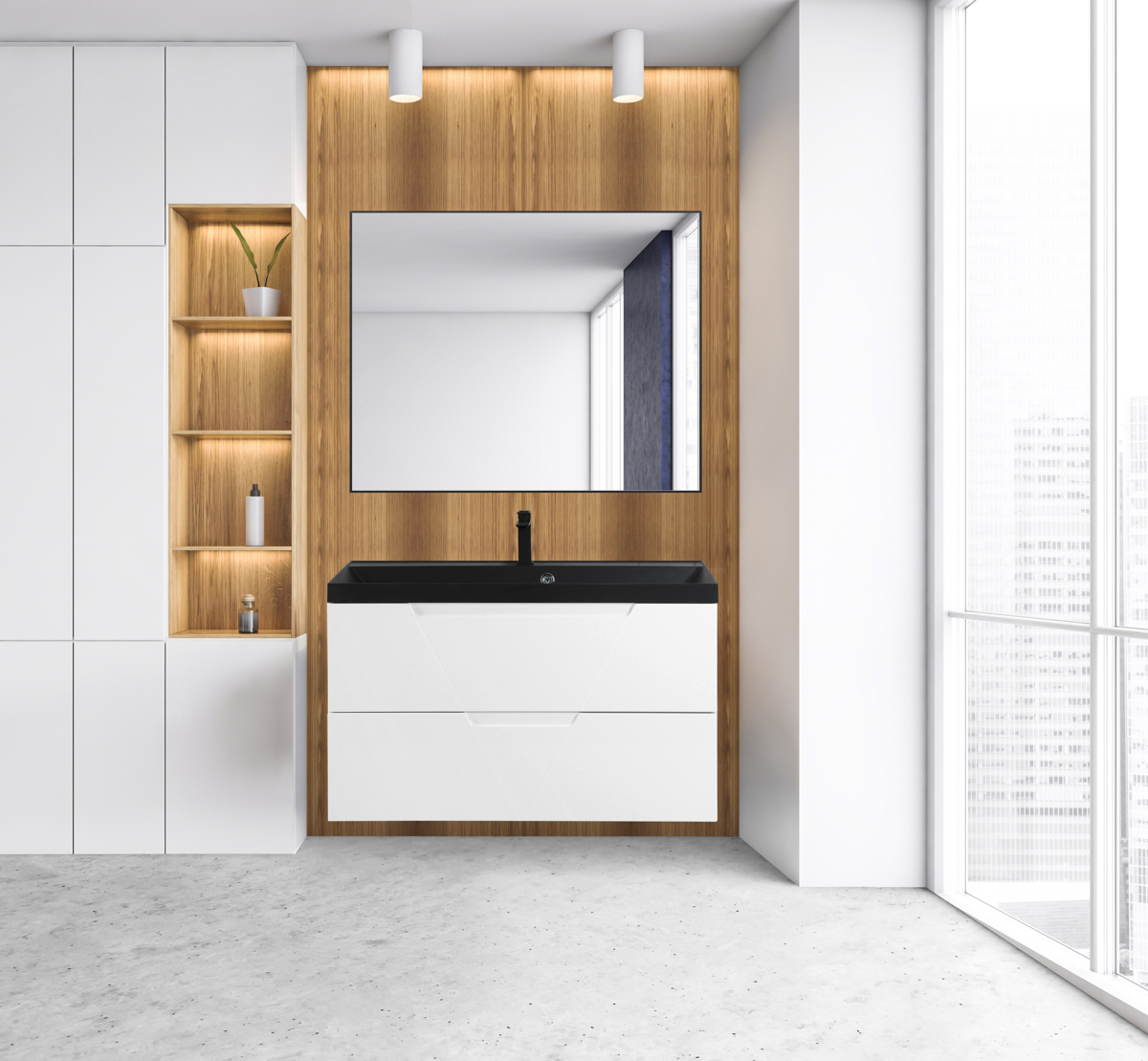 Мебель для ванной BelBagno Vittoria 80 подвесная, 2 ящика, Bianco Lucido (раковина BB800/450-LV-ART-AST-NERO), Белый глянцевый, VITTORIA-800-2C-SO-BL-P
Мебель для ванной BelBagno Vittoria 80 подвесная, 2 ящика, Bianco Lucido (раковина BB800/450-LV-ART-AST-NERO), Белый глянцевый, VITTORIA-800-2C-SO-BL-P
