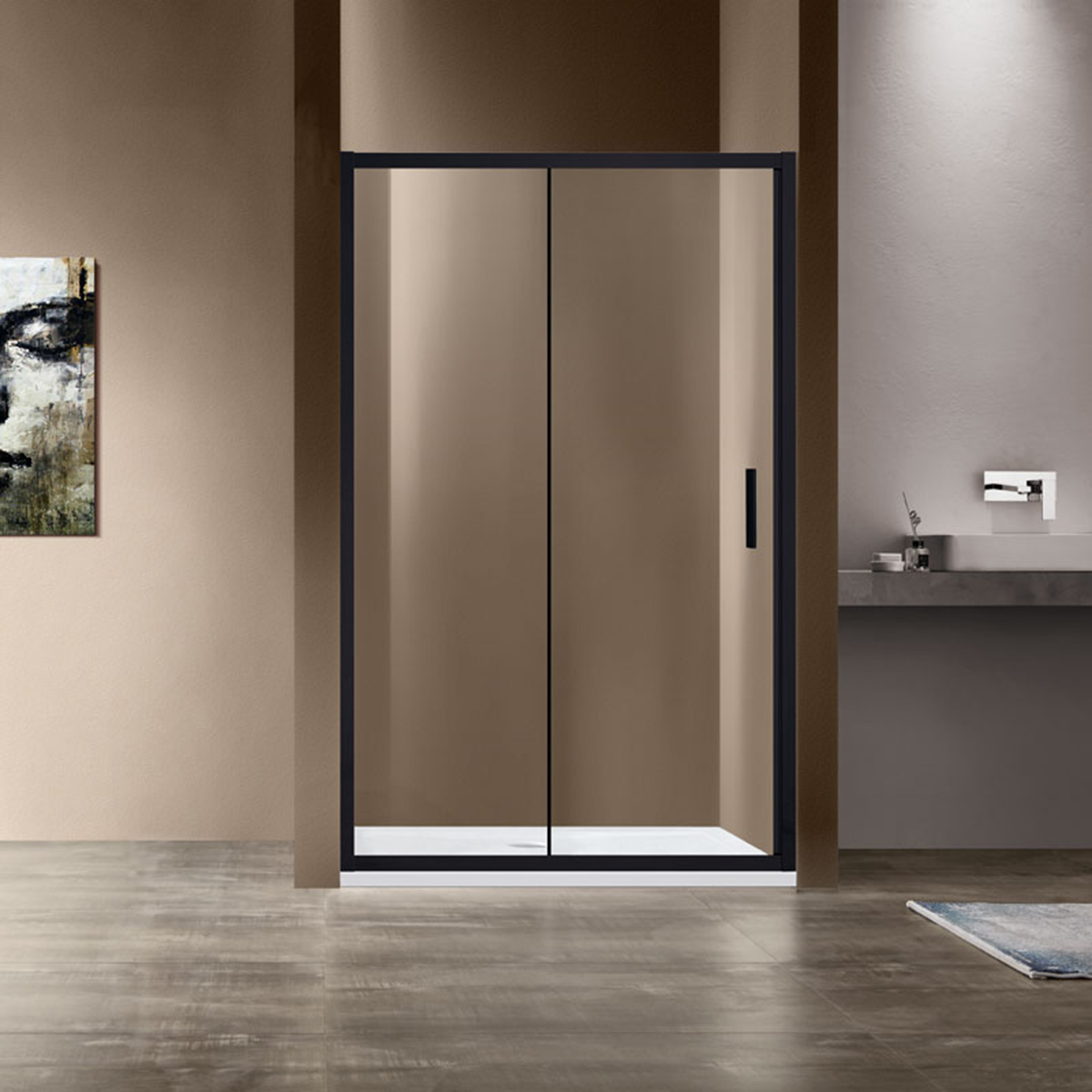 Душевая дверь в нишу Vincea Garda 110х190 профиль черный, стекло прозрачное, VDS-1G110CLB
Душевая дверь в нишу Vincea Garda 110х190 профиль черный, стекло прозрачное, VDS-1G110CLB