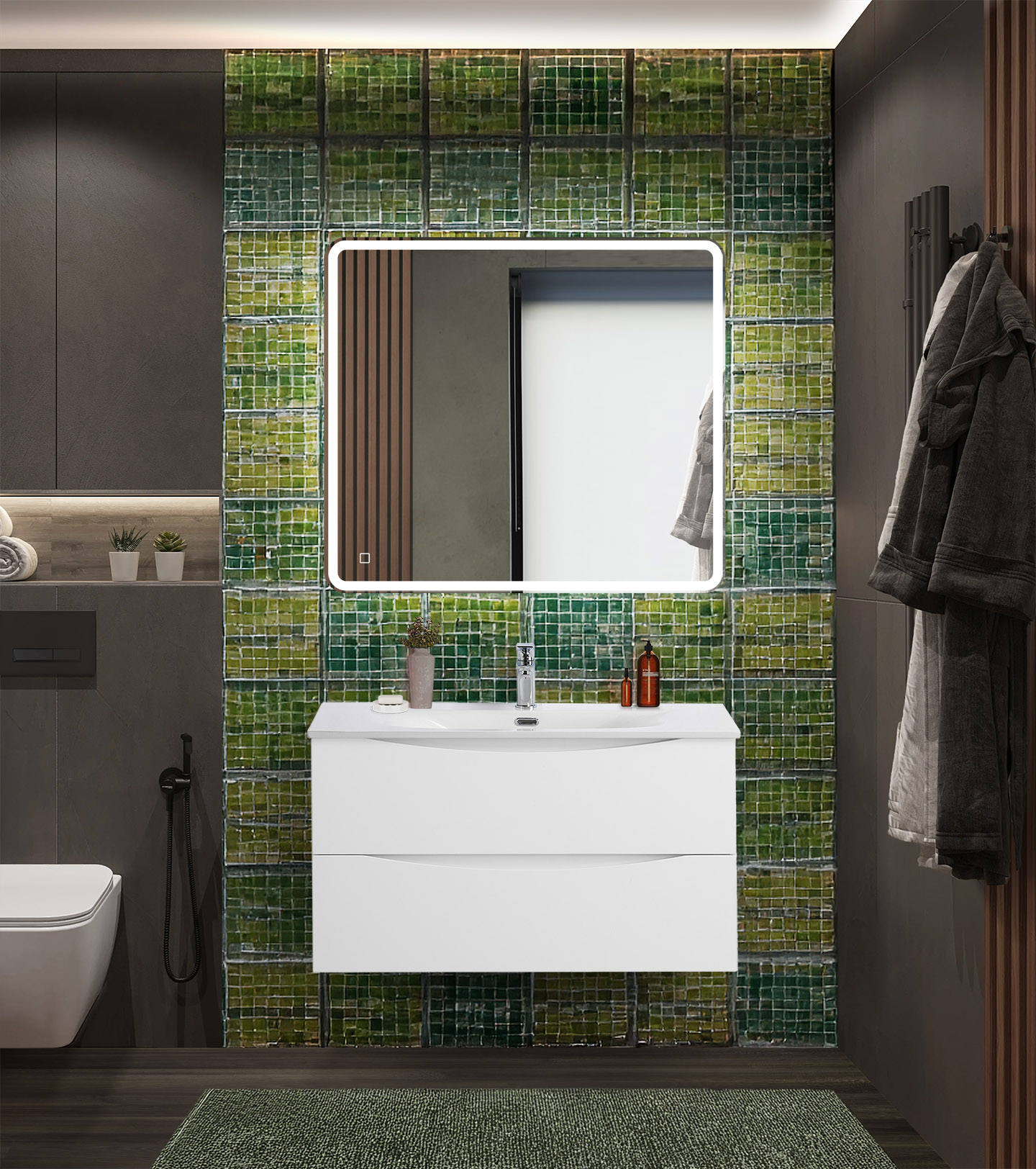 Мебель для ванной BelBagno Marino-Cer-N 90 подвесная, 2 ящика, Bianco Opaco, Белый матовый, MARINO-CER-N-900-2C-SO-BO-P
Мебель для ванной BelBagno Marino-Cer-N 90 подвесная, 2 ящика, Bianco Opaco, Белый матовый, MARINO-CER-N-900-2C-SO-BO-P