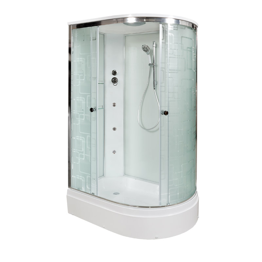 Душевая кабина DTO EM2712LGM 120х80х220 см, стекло с узором, профиль глянцевый хром, EM2712LGM
Душевая кабина DTO EM2712LGM 120х80х220 см, стекло с узором, профиль глянцевый хром, EM2712LGM