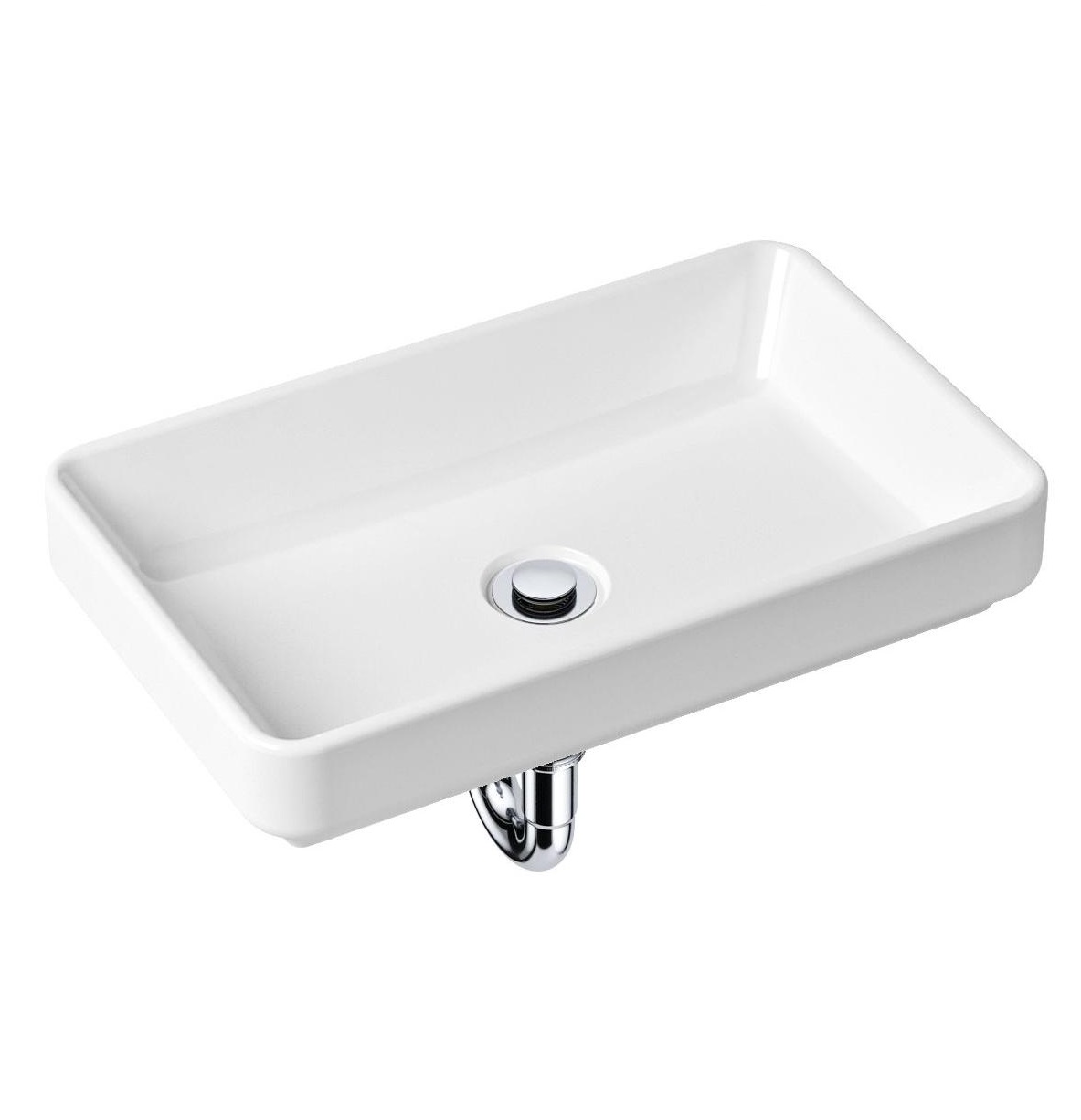 Комплект 3 в 1 Lavinia Boho Bathroom Sink 21520109: накладная фарфоровая раковина 55 см, металлический сифон, донный клапан, Белый, 21520109
Комплект 3 в 1 Lavinia Boho Bathroom Sink 21520109: накладная фарфоровая раковина 55 см, металлический сифон, донный клапан, Белый, 21520109