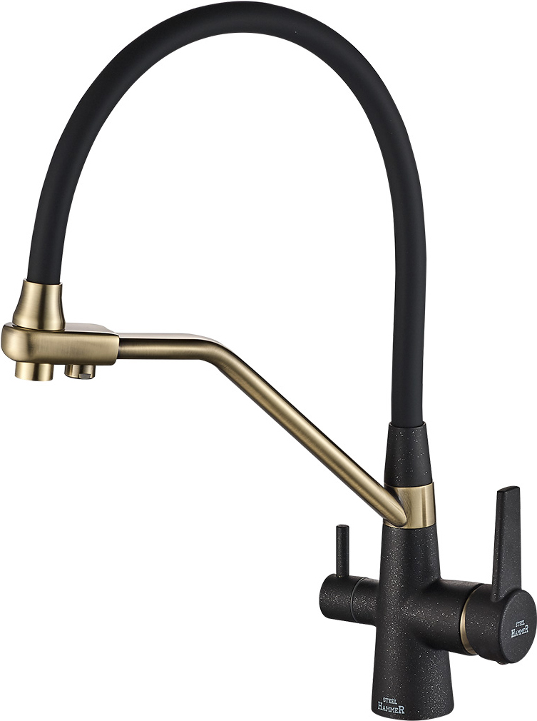 Смеситель для кухонной мойки Steel Hammer SH 903-6 Black Br, Черный/бронза, SH 903-6 Black Br
Смеситель для кухонной мойки Steel Hammer SH 903-6 Black Br, Черный/бронза, SH 903-6 Black Br