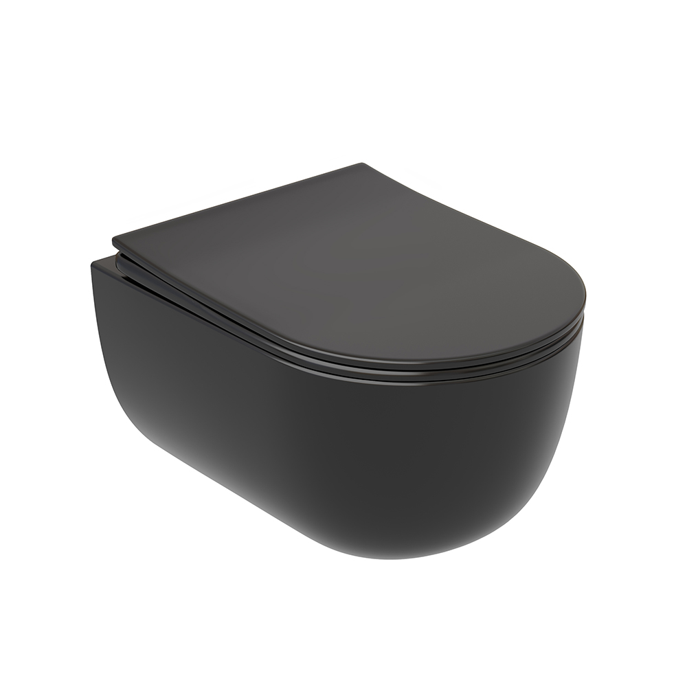 Унитаз подвесной Ceramicanova Modena CN6063MB безободковый, с микролифтом, черный матовый, CN6063MB
Унитаз подвесной Ceramicanova Modena CN6063MB безободковый, с микролифтом, черный матовый, CN6063MB