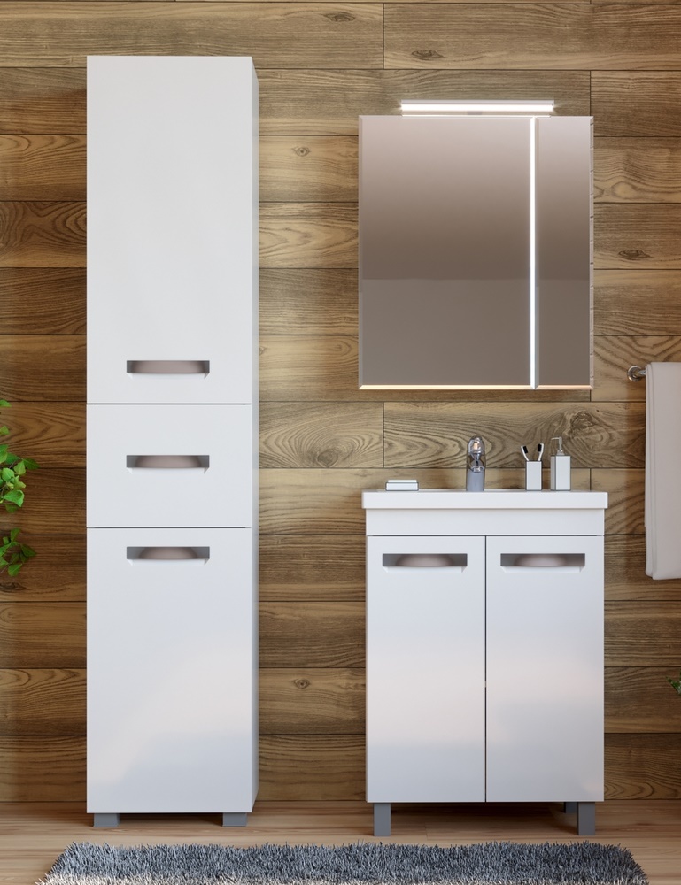Мебель для ванной Vigo Plaza 60 напольная, с 2 дверками (раковина Como 70), Белый, Plaza 60
Мебель для ванной Vigo Plaza 60 напольная, с 2 дверками (раковина Como 70), Белый, Plaza 60