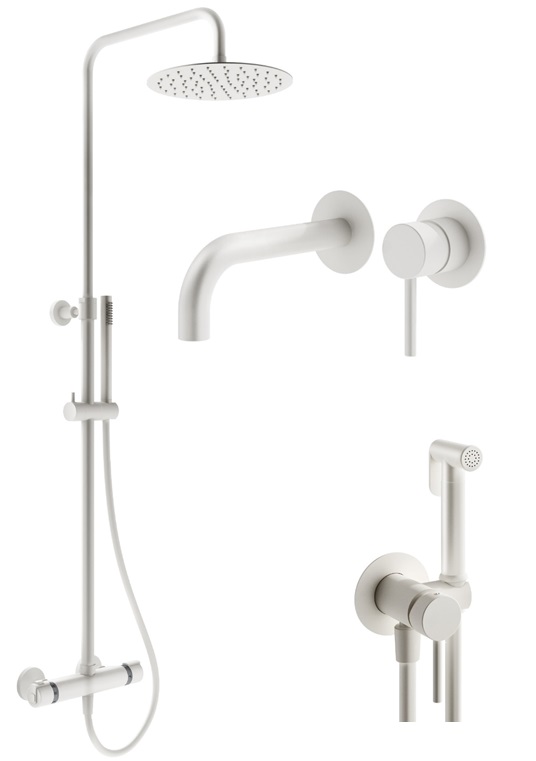 Душевой комплект Plumberia Selection Ixo KITZXO6302BO210 белый матовый, KITZXO6302BO210
Душевой комплект Plumberia Selection Ixo KITZXO6302BO210 белый матовый, KITZXO6302BO210