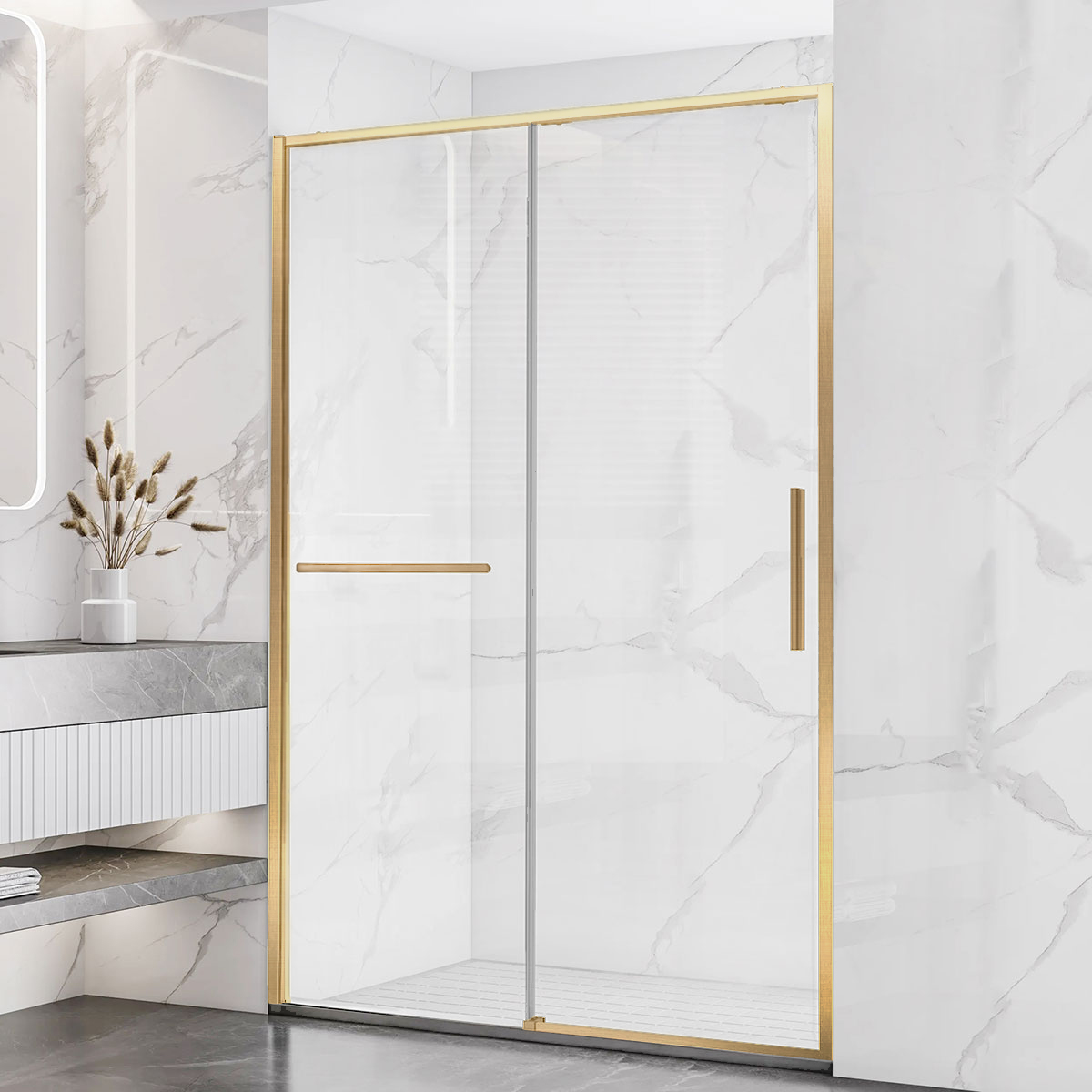 Душевая дверь в нишу Vincea Slim Soft VDS-1SS150CLG 150х90 профиль золото, стекло прозрачное, VDS-1SS150CLG
Душевая дверь в нишу Vincea Slim Soft VDS-1SS150CLG 150х90 профиль золото, стекло прозрачное, VDS-1SS150CLG