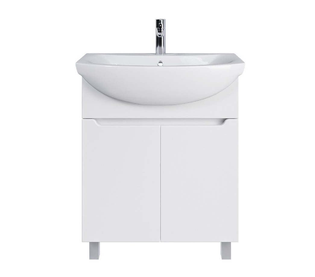 Тумба с раковиной SanStar Лайн 70 напольная, белая (раковина Балтика 70), Белый, Лайн 132.1-1.5.1.К 
Тумба с раковиной SanStar Лайн 70 напольная, белая (раковина Балтика 70), Белый, Лайн 132.1-1.5.1.К