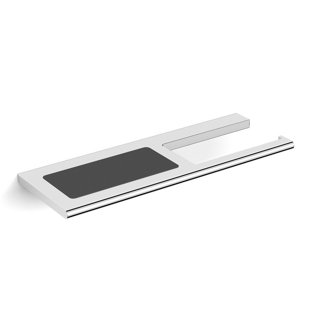 Держатель туалетной бумаги Black&White SN-8043 с полкой для смартфона, Серый/черный, SN-8043
Держатель туалетной бумаги Black&White SN-8043 с полкой для смартфона, Серый/черный, SN-8043