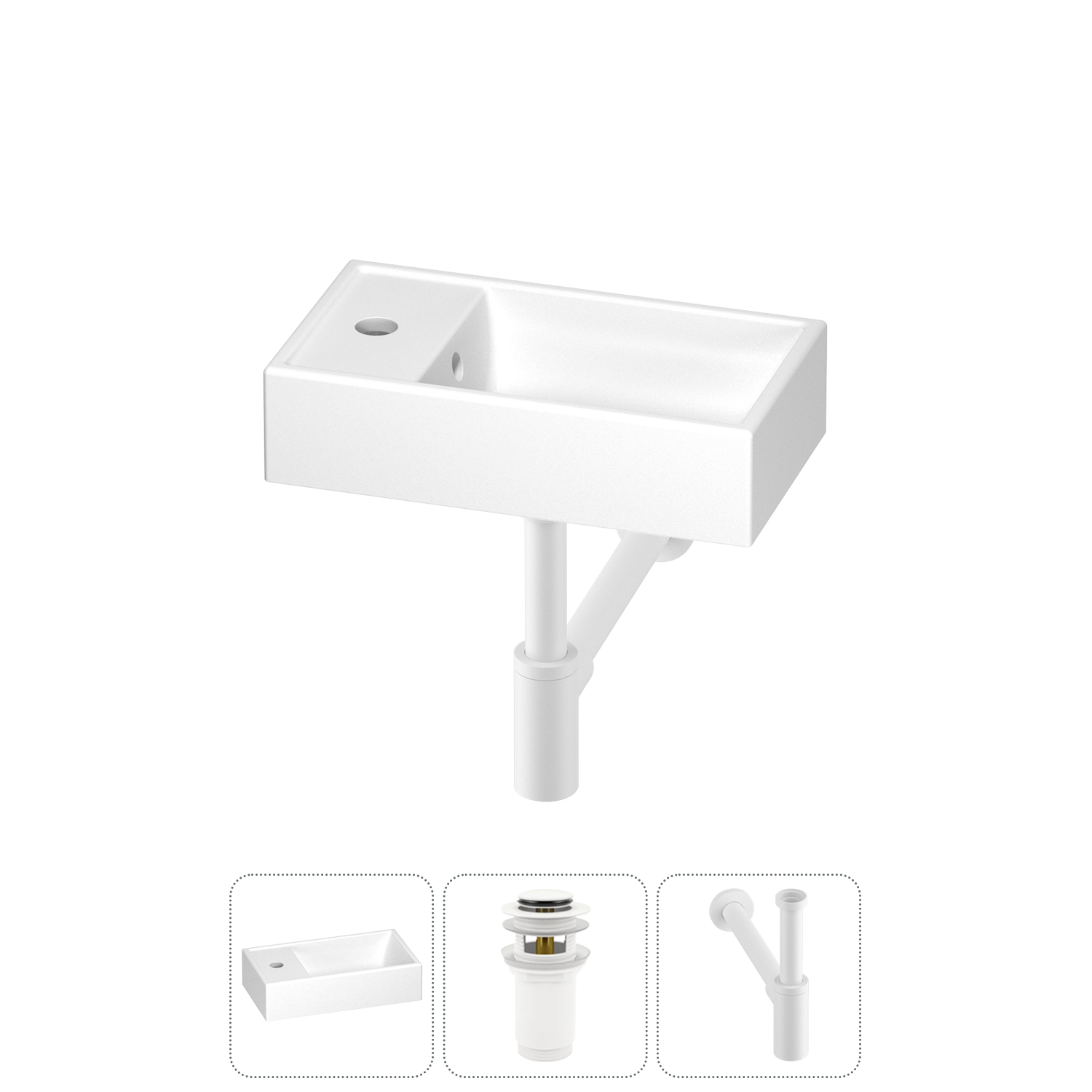 Раковина Wellsee WC Area 202010494 40х22 с донным клапаном и сифоном (цвет набора матовый белый), 202010494
Раковина Wellsee WC Area 202010494 40х22 с донным клапаном и сифоном (цвет набора матовый белый), 202010494