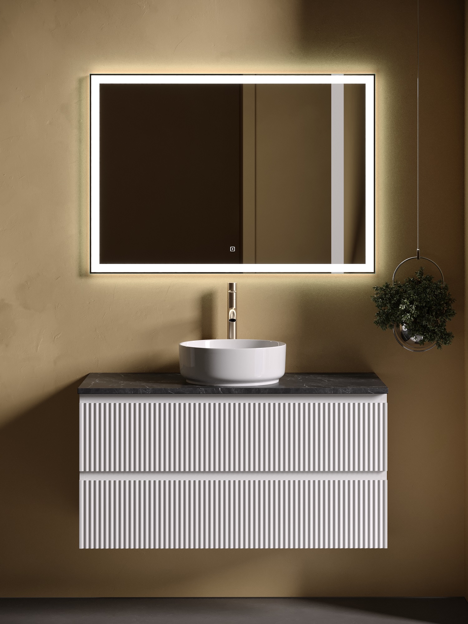 Мебель для ванной Sancos Snob R 100 подвесная, столешница black sky, Bianco (с отверстием под смеситель), Белый, Snob R SNR100W
Мебель для ванной Sancos Snob R 100 подвесная, столешница black sky, Bianco (с отверстием под смеситель), Белый, Snob R SNR100W