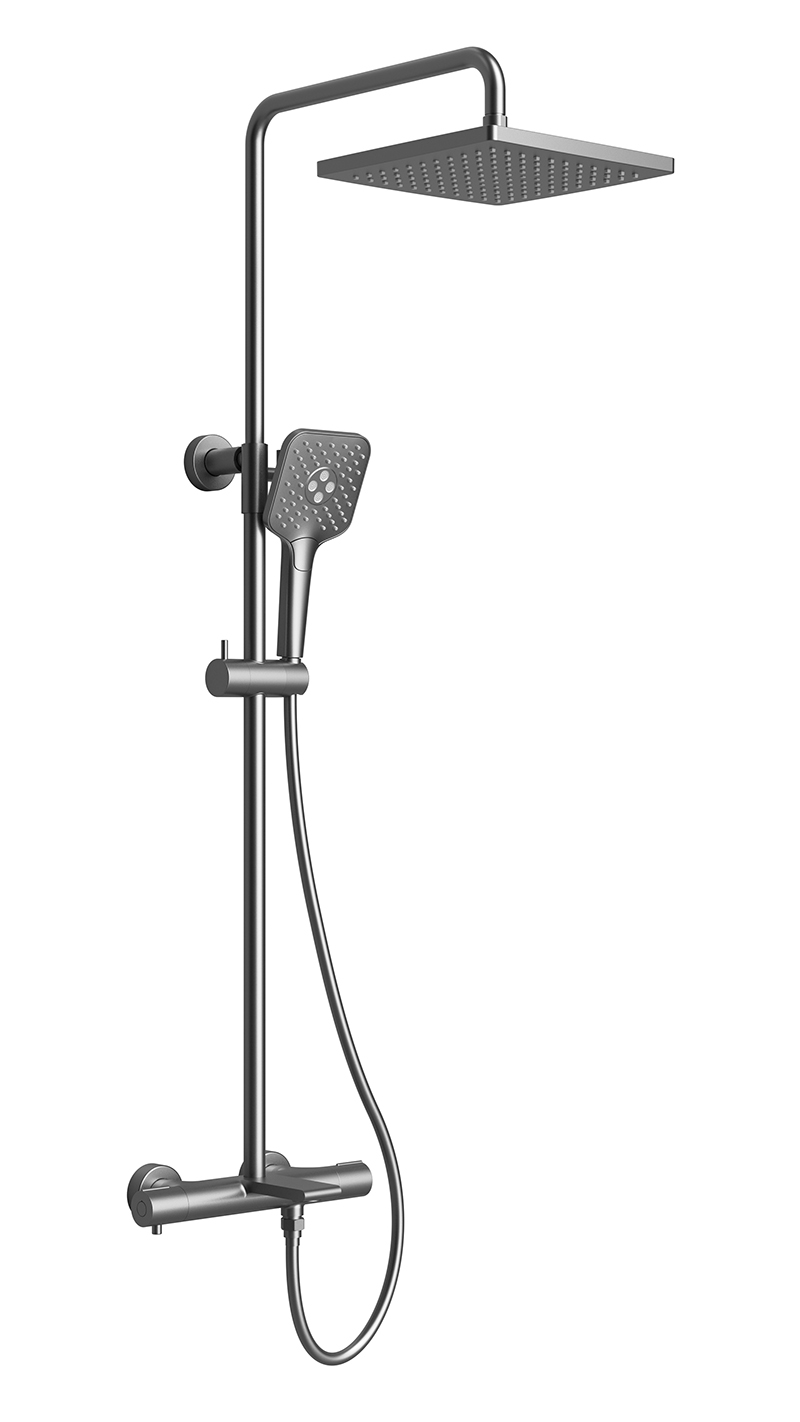 Душевая стойка Kaiser Serio 05382-15 с термостатом и изливом, вороненая сталь, 05382-15
Душевая стойка Kaiser Serio 05382-15 с термостатом и изливом, вороненая сталь, 05382-15