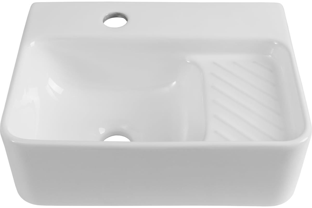Раковина Aquanet COMFORT-1 подвесная/накладная 40х31 см, с отверстием под смеситель, Белый, COMFORT-1
Раковина Aquanet COMFORT-1 подвесная/накладная 40х31 см, с отверстием под смеситель, Белый, COMFORT-1