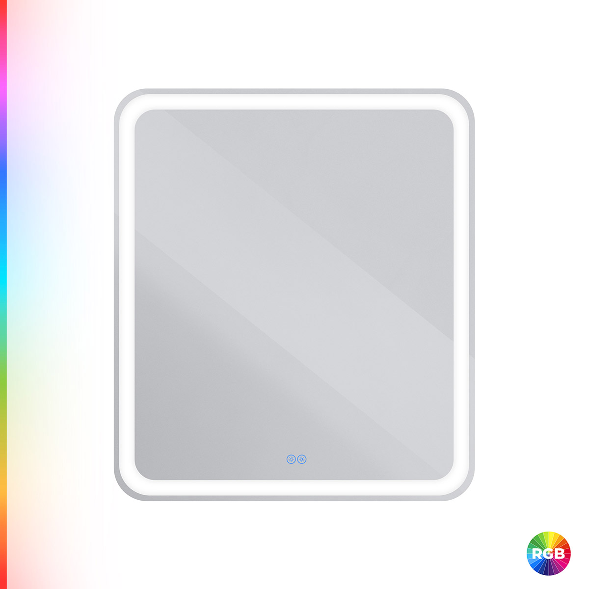 Зеркало Cezares Multicolore 70х80 со встроенной разноцветной подсветкой RGB и сенсорным выключателем, CZR-SPC-MC-700-800-RGB-TCH
Зеркало Cezares Multicolore 70х80 со встроенной разноцветной подсветкой RGB и сенсорным выключателем, CZR-SPC-MC-700-800-RGB-TCH