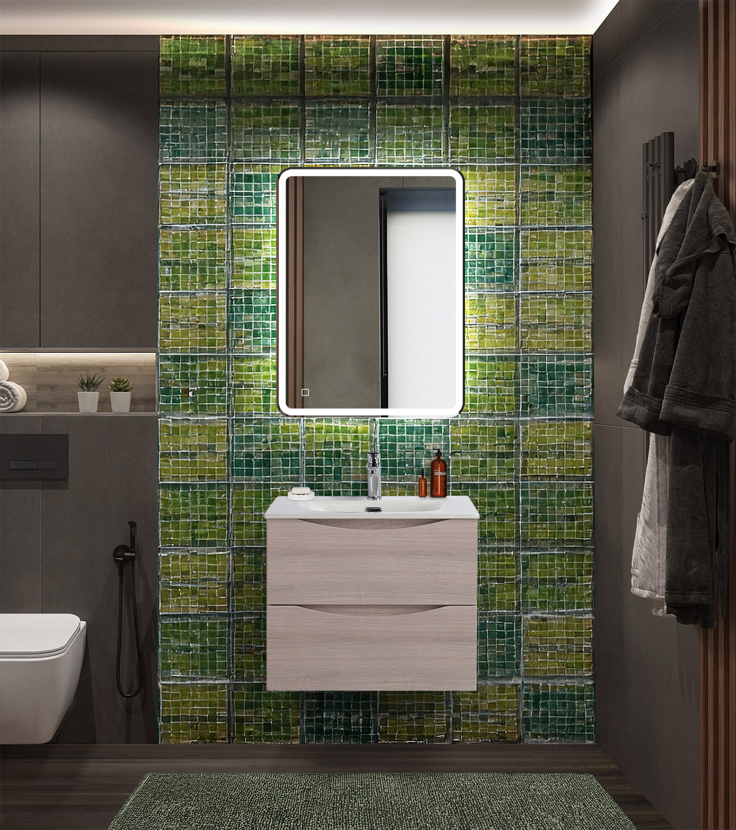 Мебель для ванной BelBagno Marino-Cer-N 60 подвесная, 2 ящика, Rovere Grigio, Светлое дерево, MARINO-CER-N-600-2C-SO-RG-P
Мебель для ванной BelBagno Marino-Cer-N 60 подвесная, 2 ящика, Rovere Grigio, Светлое дерево, MARINO-CER-N-600-2C-SO-RG-P