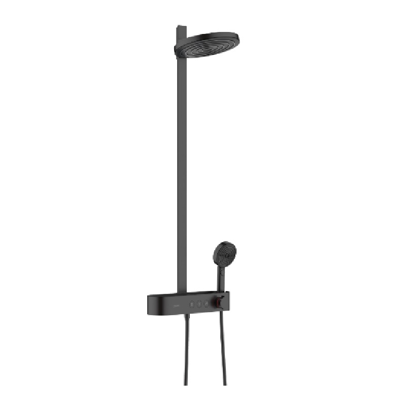 Душевой комплект Hansgrohe Pulsify S 24240670 260 2jet с термостатом, черный матовый, 24240670
Душевой комплект Hansgrohe Pulsify S 24240670 260 2jet с термостатом, черный матовый, 24240670