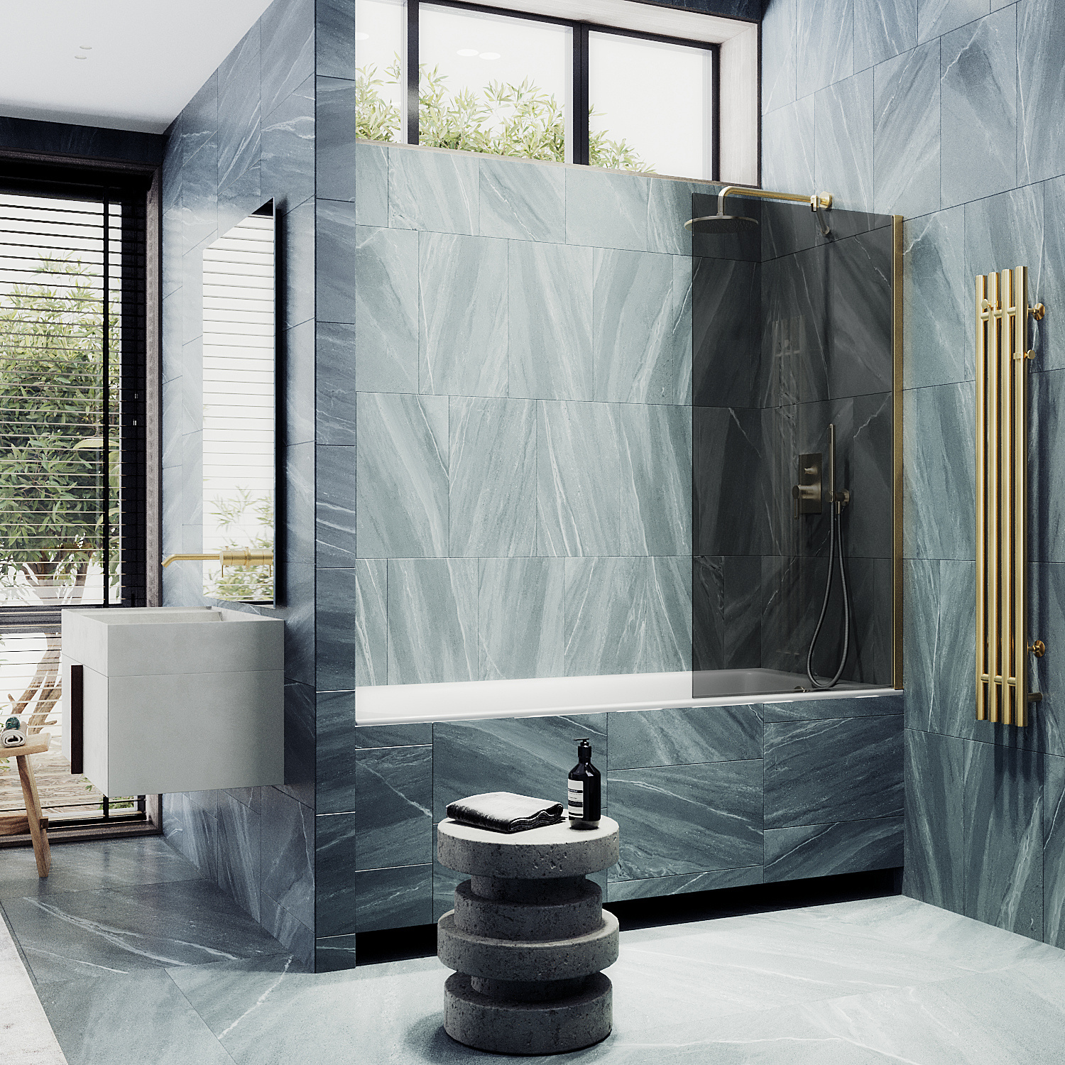 Шторка на ванну Maybah Glass MGV-80-3ш 60х140 см, профиль золото, стекло графит, MGV-80-3ш
Шторка на ванну Maybah Glass MGV-80-3ш 60х140 см, профиль золото, стекло графит, MGV-80-3ш