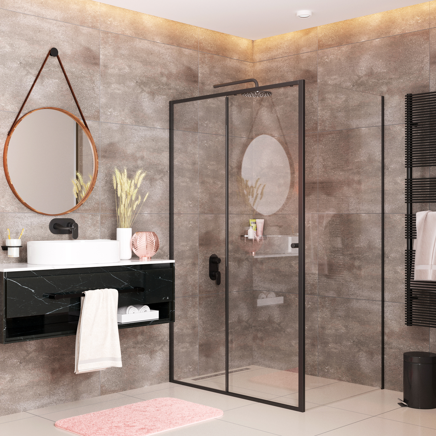 Душевой уголок WasserKRAFT Dill 61S 61S10 120x100x200 профиль черный, стекло прозрачное, 61S10
Душевой уголок WasserKRAFT Dill 61S 61S10 120x100x200 профиль черный, стекло прозрачное, 61S10