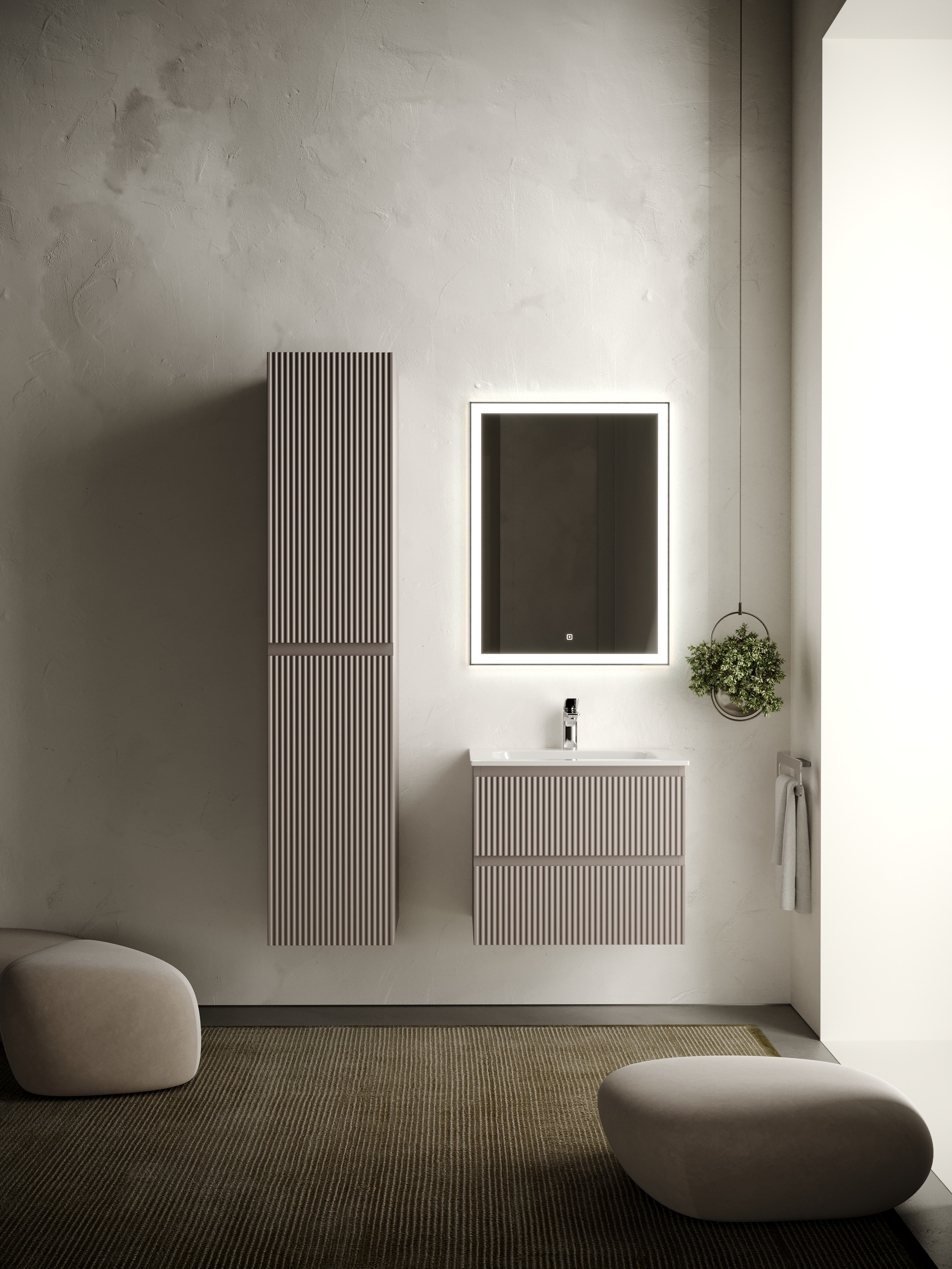 Мебель для ванной Sancos Snob R 60 SNR60SM 2 ящика, Doha Soft, Темно-серый, Snob R 60
Мебель для ванной Sancos Snob R 60 SNR60SM 2 ящика, Doha Soft, Темно-серый, Snob R 60