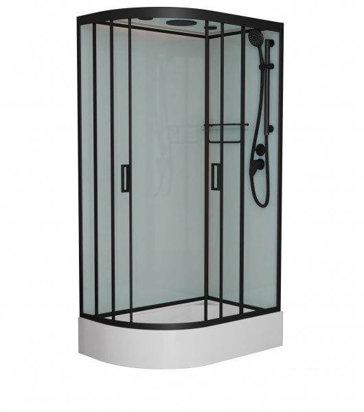 Душевая кабина Frank F412/1R Black 120x80x220 см, стекло прозрачное, профиль черный, 145009
Душевая кабина Frank F412/1R Black 120x80x220 см, стекло прозрачное, профиль черный, 145009