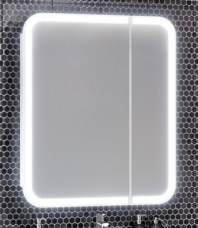 Зеркало-шкаф Opadiris Элеганс 80 с LED подсветкой, белый, Белый матовый, Элеганс 00-00006876
Зеркало-шкаф Opadiris Элеганс 80 с LED подсветкой, белый, Белый матовый, Элеганс 00-00006876