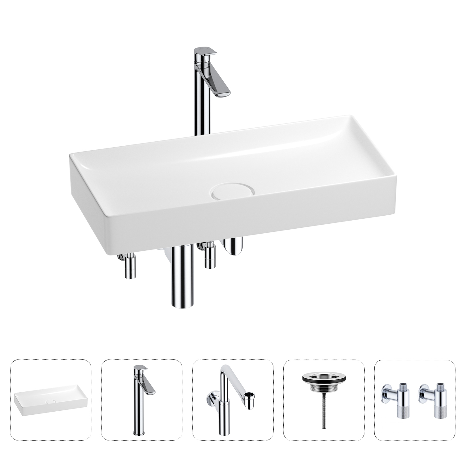 Раковина для ванной Wellsee Pure BY Wellsee 201004466 в наборе 5 в 1, Нержавеющая сталь, 201004466
Раковина для ванной Wellsee Pure BY Wellsee 201004466 в наборе 5 в 1, Нержавеющая сталь, 201004466