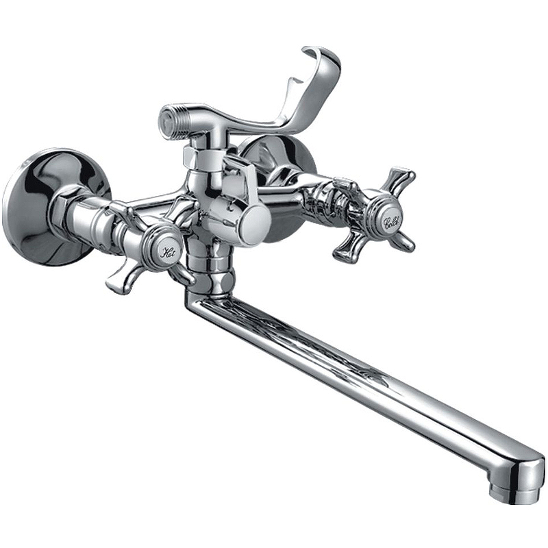

Смеситель Haiba HB2124 для ванны с душем, Хром, HB2124