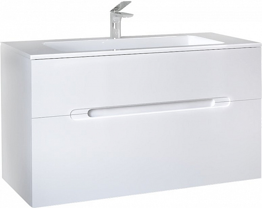 

Тумба с раковиной Jorno Modul 100, Белый, 100