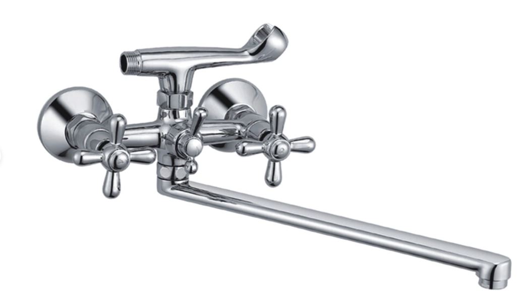 

Смеситель Haiba HB25 HB2125 для ванны с душем, Хром, HB2125