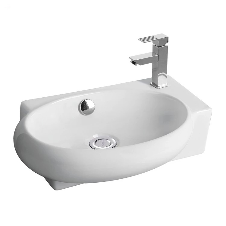 

Раковина CeramaLux 9100L подвесная, Белый, 9100L
