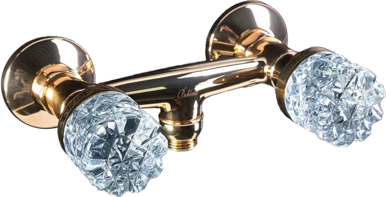 

Смеситель Boheme Crystal 294-CRST для душа, Золото, Crystal 294-CRST
