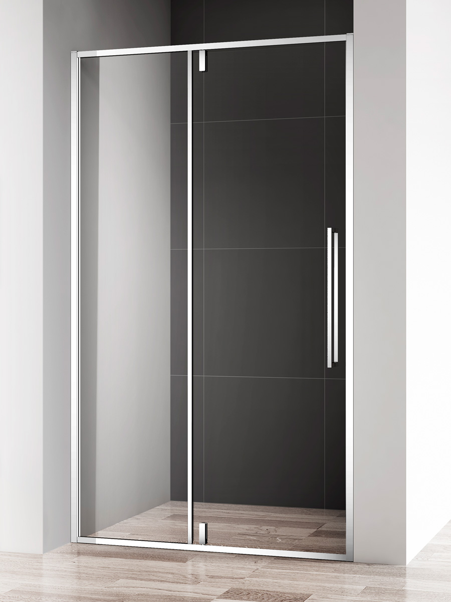 

Душевая дверь в нишу AQUAme AQM7108-9 90x195, профиль хром, AQM7108-9