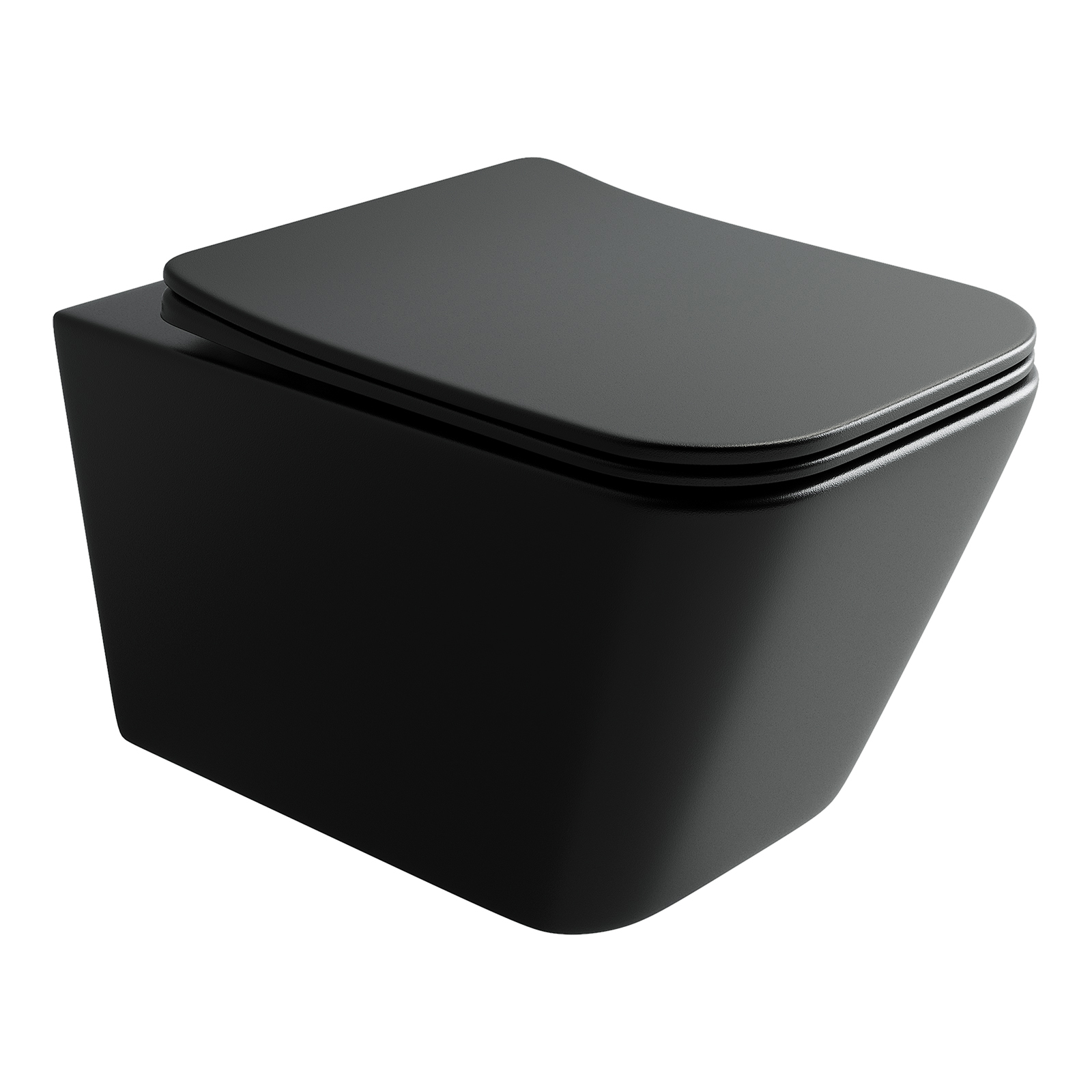 

Унитаз подвесной Ceramicanova Metric CN3007MB безободковый, с микролифтом, черный матовый, CN3007MB
