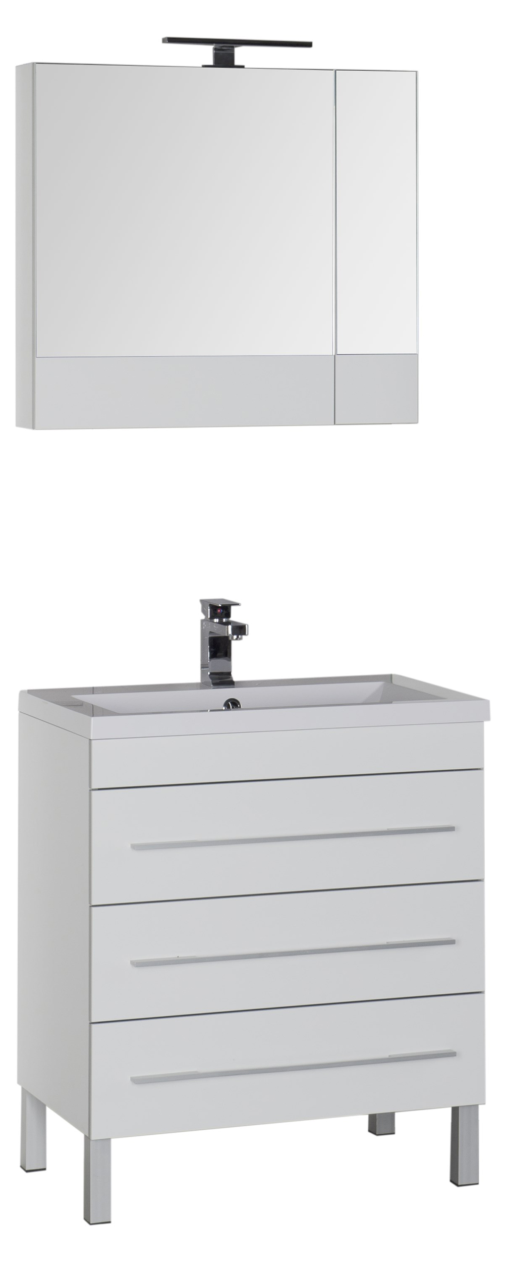 

Мебель для ванной Aquanet Верона 75 белая, Белый, Верона 75