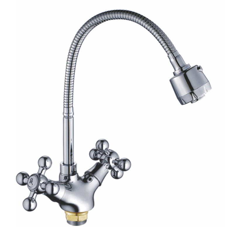 

Смеситель Cron CN4319-3 для кухни, гибкий излив, Хром, CN4319-3