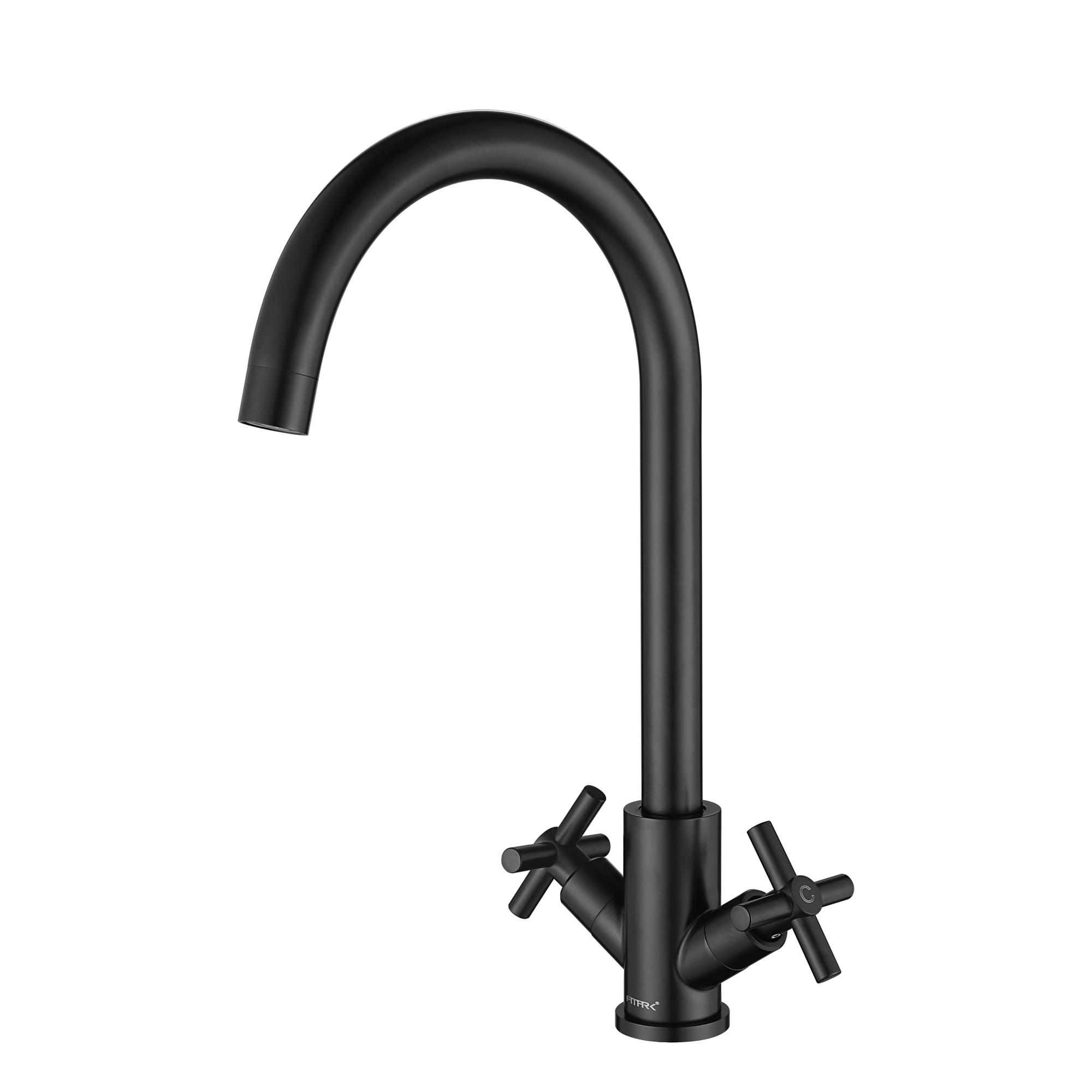 

Смеситель Fmark FS8432H для кухонной мойки черный, FS8432H