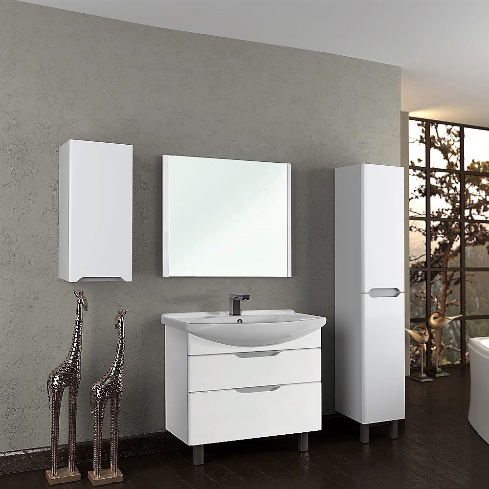 

Мебель для ванной Dreja Laguna Plus 105 белая, Белый, Laguna Plus 105