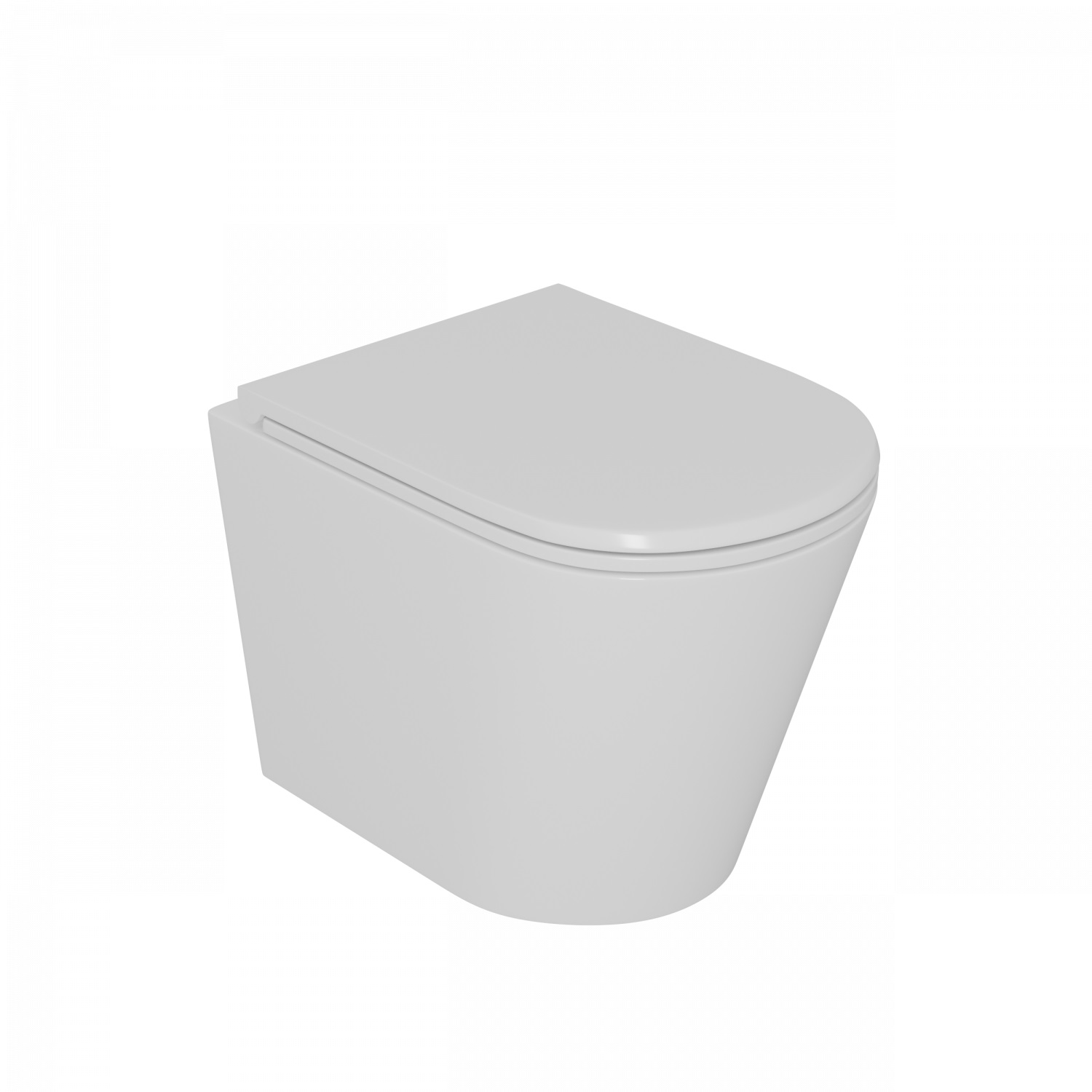 

Унитаз подвесной D&K Venice DT1026516 безободковый (торнадо) с микролифтом, белый, DT1026516