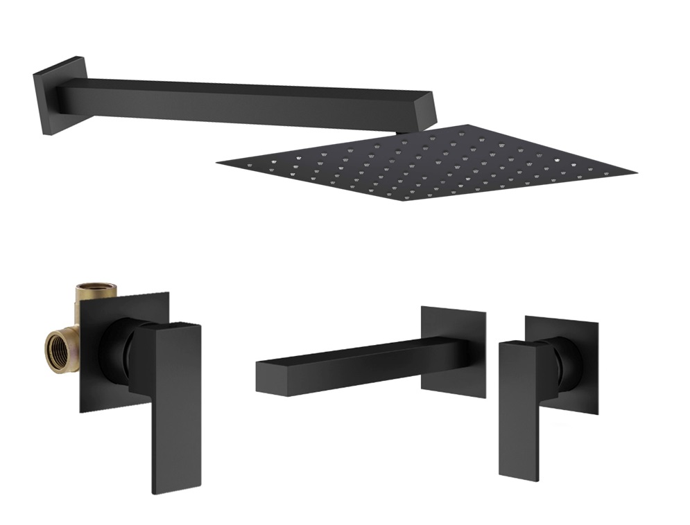 

Душевой комплект Plumberia Selection Tag KITTG01NO220 черный матовый, KITTG01NO220