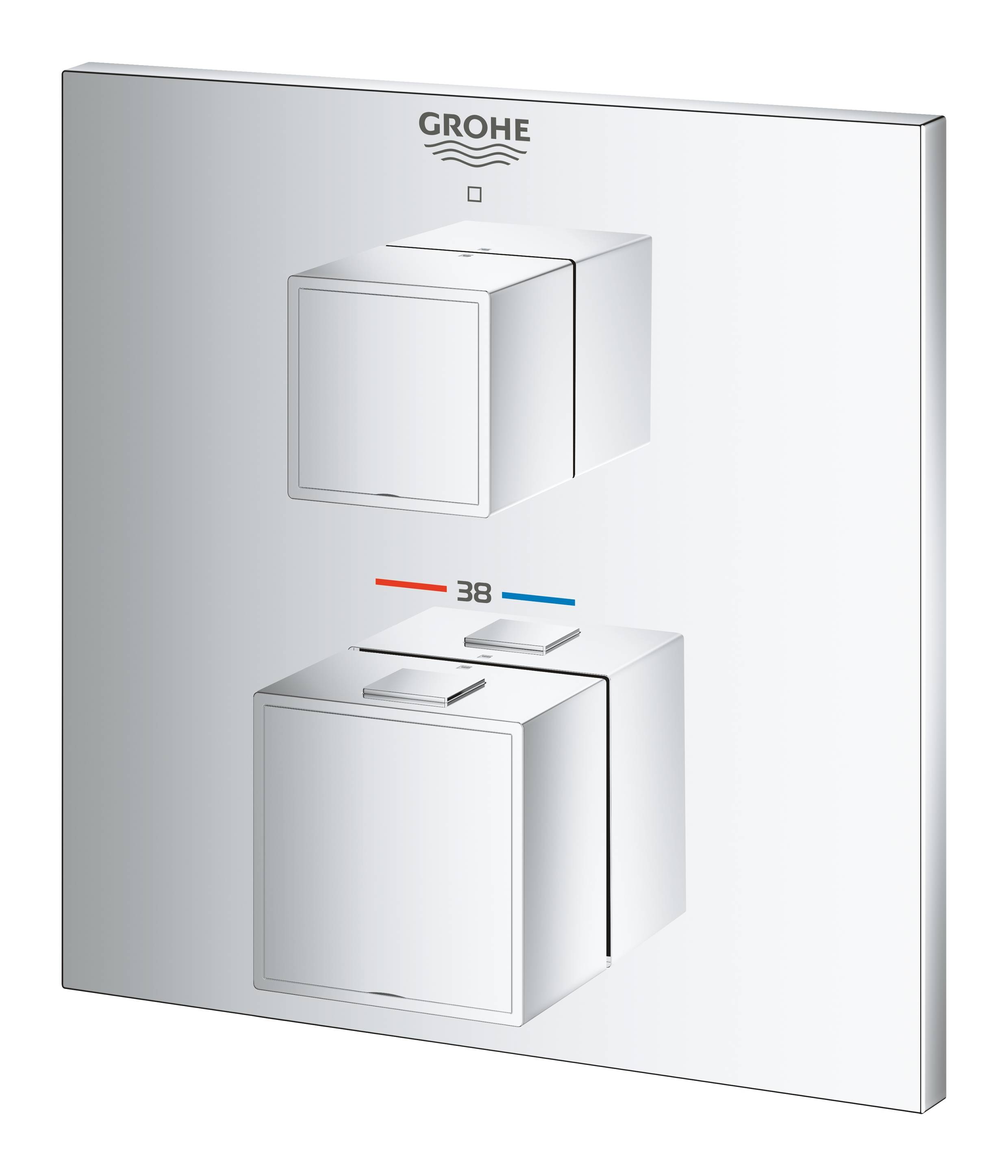 

Термостат Grohe Grohtherm Cube 24153000 для душа, Хром, Grohtherm Cube 24153000