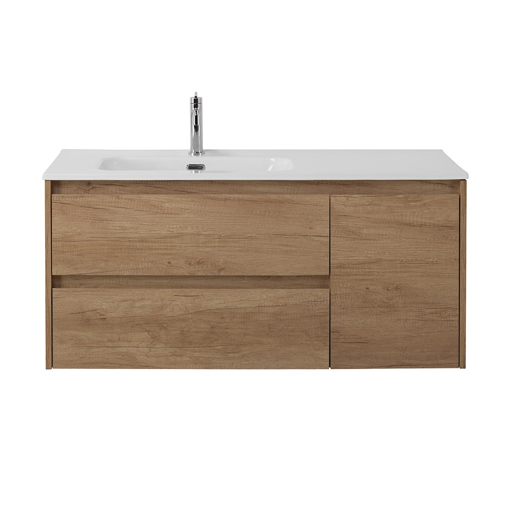 

Тумба с раковиной Belbagno Kraft 100 L подвесная, Rovere Nebrasca Nature, Дерево, KRAFT-1000-2C-1A-SO-RNN-L