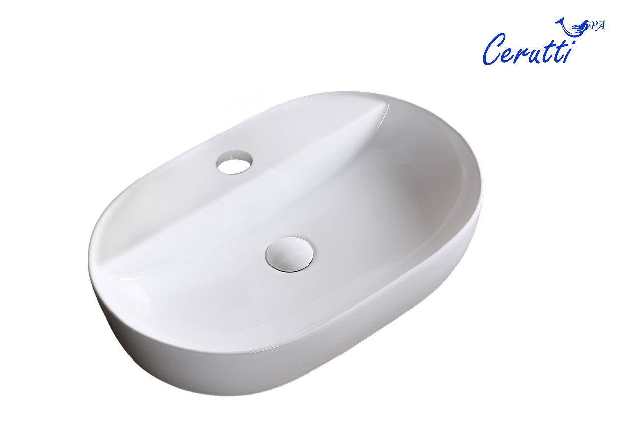 

Раковина Ceruttispa CR0076 50х38 накладная, белый, CR0076