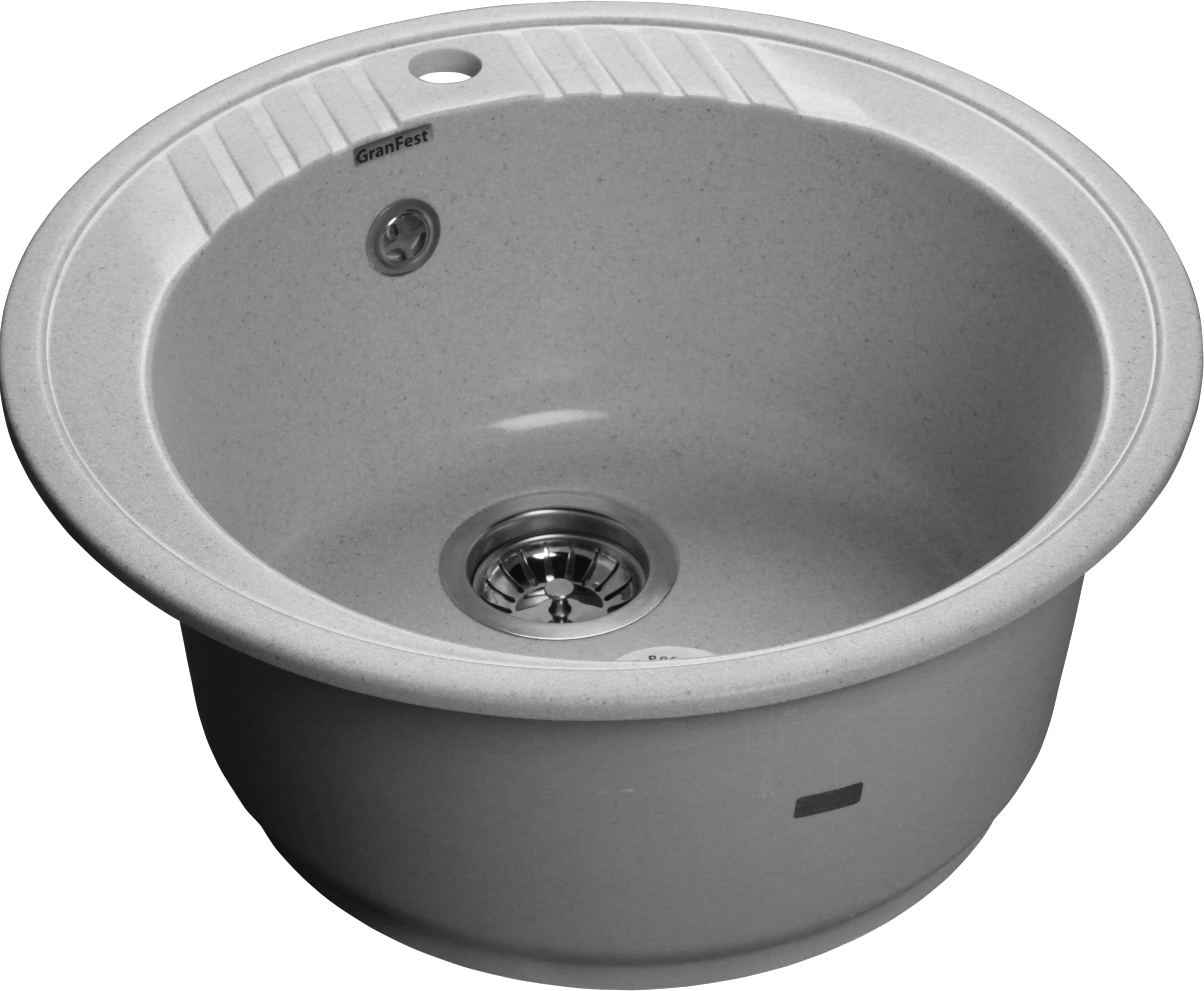 

Мойка кухонная GranFest Rondo R-520 серая, Серый, R-520 серый