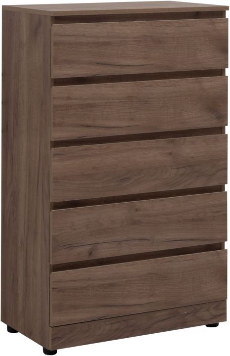 

Комод Aquanet Сканди 70x40 дуб крафт, 5 ящиков, Коричневый, Сканди 00302552