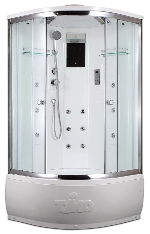 

Душевая кабина Timo Lux T-7700 с гидромассажем, 100x100x220 см, Lux T-7700