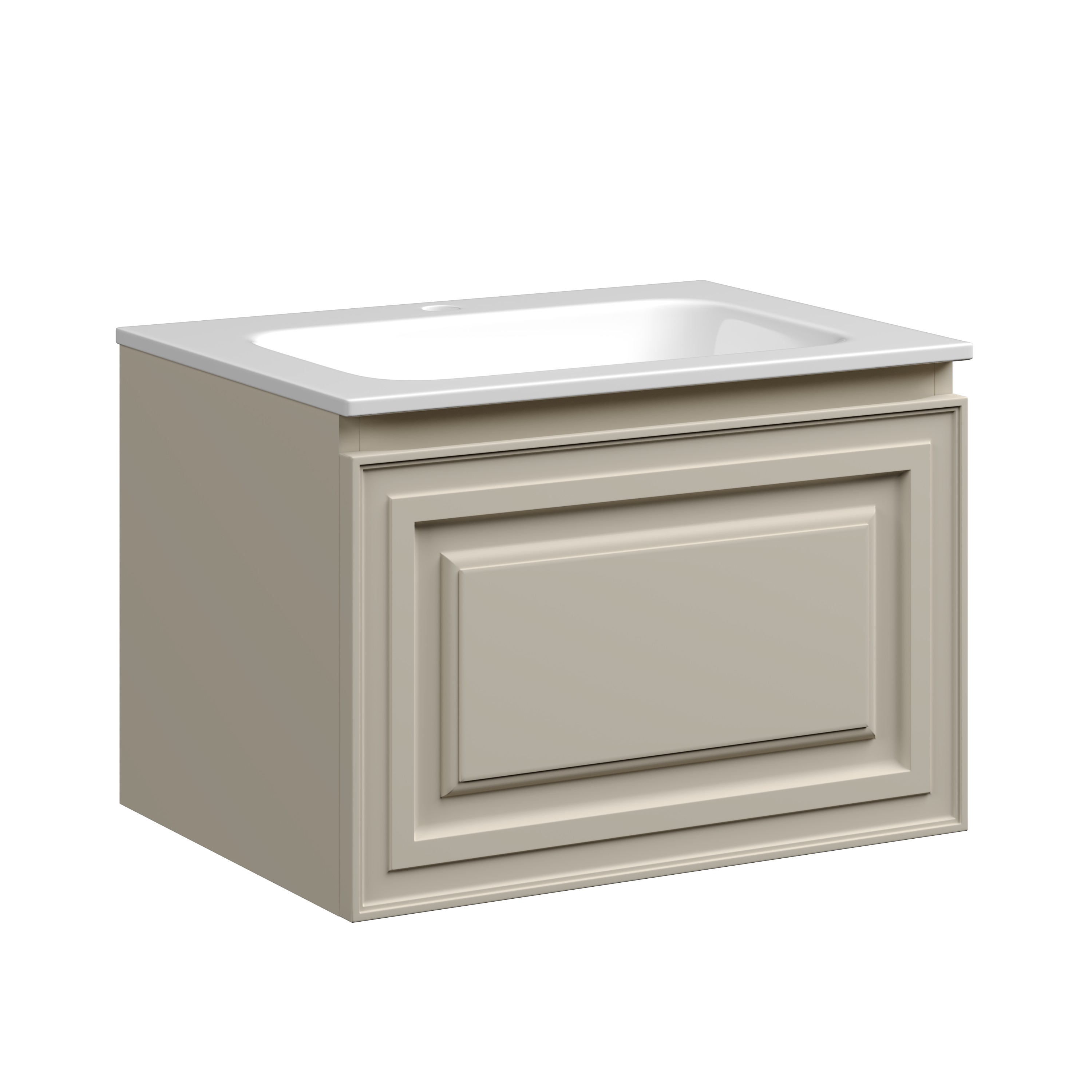 

Тумба с раковиной Sancos Very 60 подвесная, Beige Soft, Бежевый, Very 60