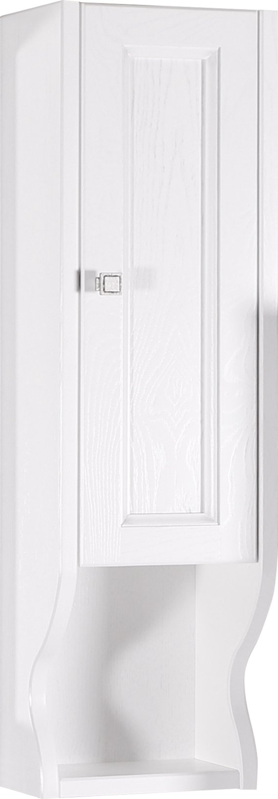 

Шкаф ASB-Woodline Гранда 24 R белая (патина серебро), Гранда 85